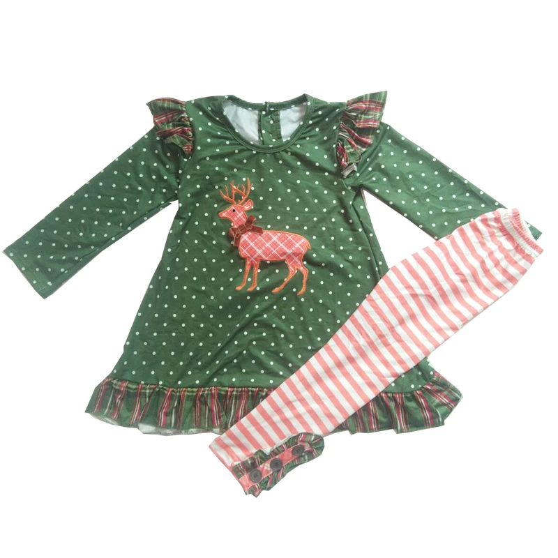new kids girl outfits christmas deer embroidered cutest children girl boutique clothing set
new kids girl outfits christmas deer embroidered cutest children girl boutique clothing set