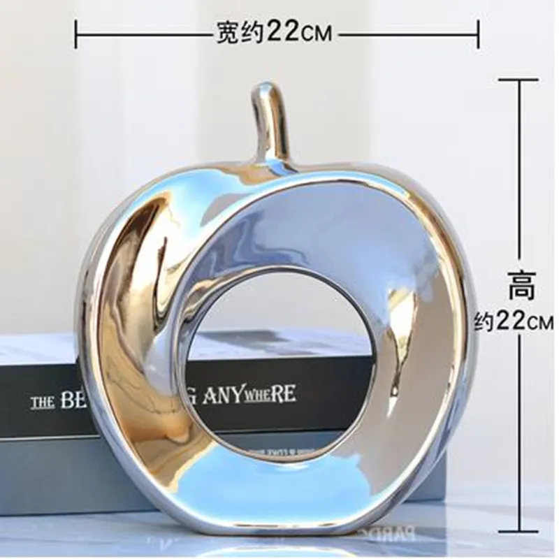CREATIVE GOLDEN CERAMIC APPLE MODEL CRAFTS DECORATION, HOME OFFICE RESTAURANT BAR TABLE DECORATIONS, 
CREATIVE GOLDEN CERAMIC APPLE MODEL CRAFTS DECORATION, HOME OFFICE RESTAURANT BAR TABLE DECORATIONS,