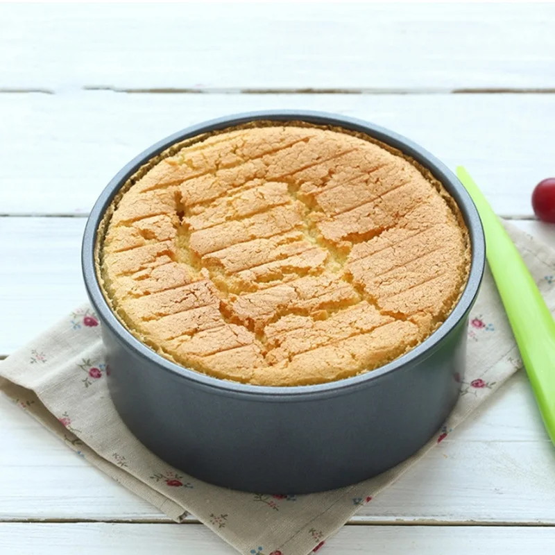 8 Inch Non-Stick Black Cake Mold Stainless Steel Baking Bottom Chiffon Cake Mold Oven Mousse Mold Household Baking Mold
8 Inch Non-Stick Black Cake Mold Stainless Steel Baking Bottom Chiffon Cake Mold Oven Mousse Mold Household Baking Mold