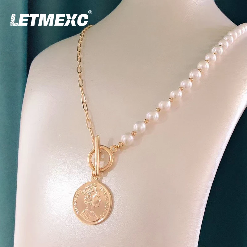 LETMEXC 14K Gold-Plated 6-7mm Natural High-Quality Freshwater Akoya Pearl Sweater Necklace Autumn And Winter New Product Design
LETMEXC 14K Gold-Plated 6-7mm Natural High-Quality Freshwater Akoya Pearl Sweater Necklace Autumn And Winter New Product Design