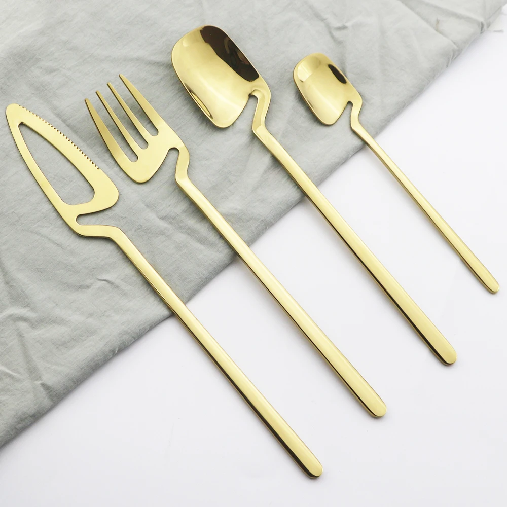 24Pcs Mirror Gold Cutlery Set Knives Fork Spoons Dinner Tableware Stainless Steel Dinnerware Bar Silverware Set Kitchen Flatware
24Pcs Mirror Gold Cutlery Set Knives Fork Spoons Dinner Tableware Stainless Steel Dinnerware Bar Silverware Set Kitchen Flatware