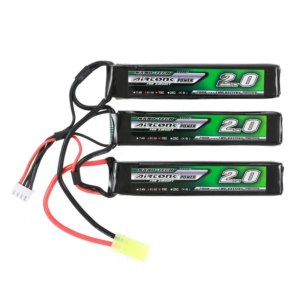 2000mAh 3S 11.1V 15C Lipo Battery Mini Professional Plug Triple Cell For RC Car Model Parts Accessories Toy Boy Gift
2000mAh 3S 11.1V 15C Lipo Battery Mini Professional Plug Triple Cell For RC Car Model Parts Accessories Toy Boy Gift