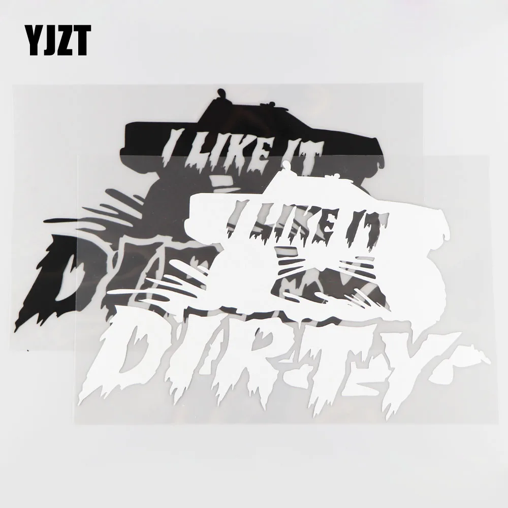 YJZT 25.8CM*16.6CM I Like Dirty Car Sticker Vinyl Decal Heart Pattern JDM Black/Silver 4A-0108
YJZT 25.8CM*16.6CM I Like Dirty Car Sticker Vinyl Decal Heart Pattern JDM Black/Silver 4A-0108