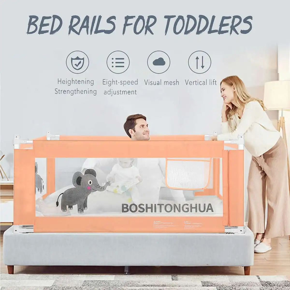 Baby Playpen Bed Safety Rails Baby Bed Barrier Fence Guardrail Security Home Baby Playpen Crib Barrier Adjustable Kids Rails
Baby Playpen Bed Safety Rails Baby Bed Barrier Fence Guardrail Security Home Baby Playpen Crib Barrier Adjustable Kids Rails