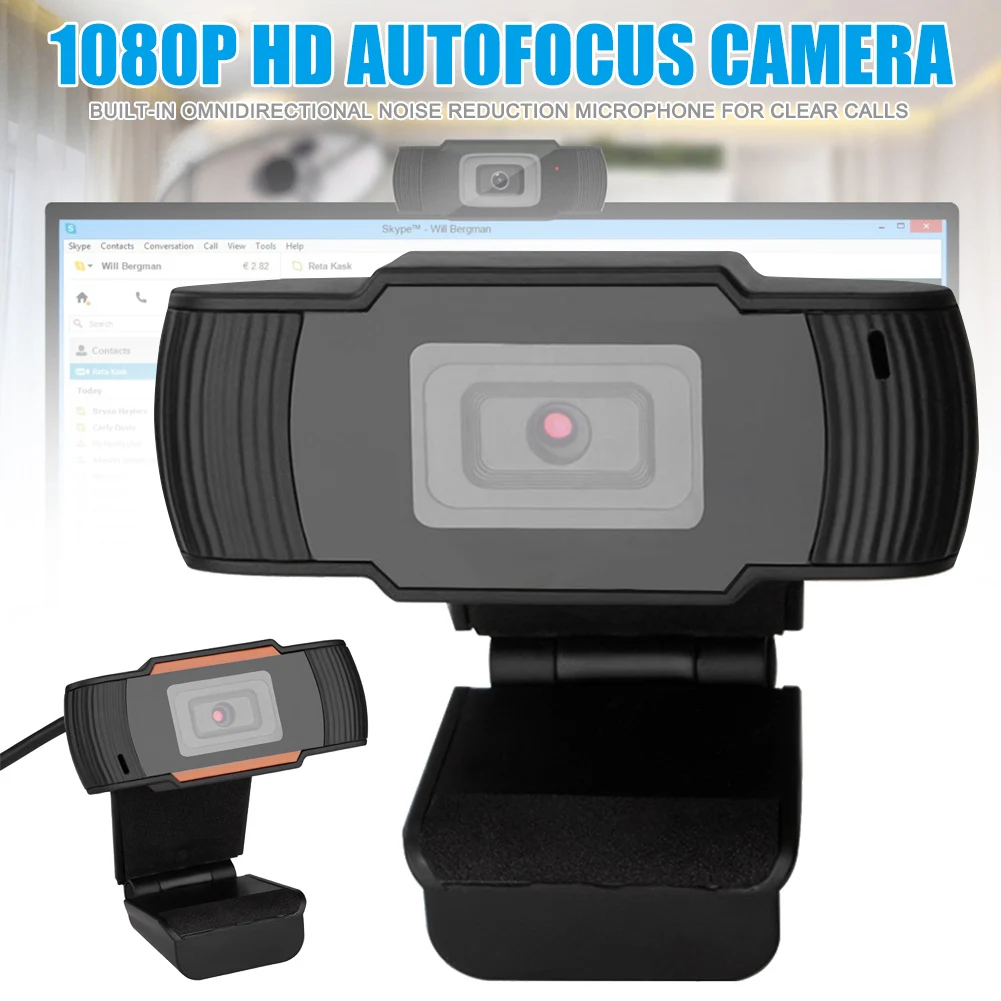 HD 1080P Web Camera USB2.0 Webcam with Mic for Computer PC Laptop Video Conferencing Netmeeting PUO88
HD 1080P Web Camera USB2.0 Webcam with Mic for Computer PC Laptop Video Conferencing Netmeeting PUO88