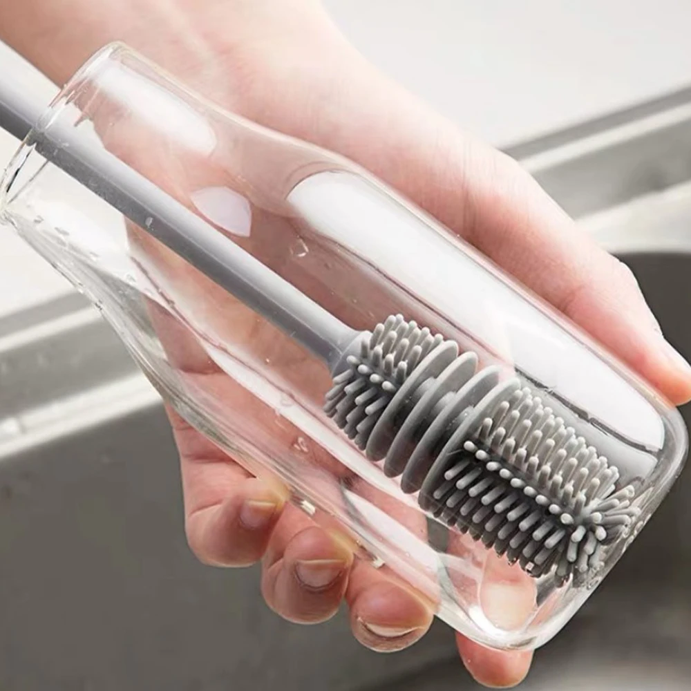 Silicone Cup Brush Cup Scrubber Glass Cleaner Kitchen Cleaning Tool Long Handle Drink Wineglass Bottle Glass Cup Cleaner Brush
Silicone Cup Brush Cup Scrubber Glass Cleaner Kitchen Cleaning Tool Long Handle Drink Wineglass Bottle Glass Cup Cleaner Brush