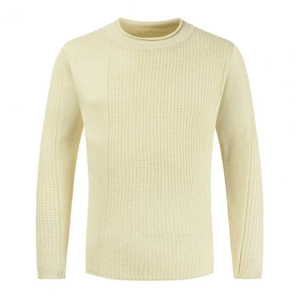 Autumn Sweater Solid Color Thermal Anti-shrink Elastic Men Knitted Sweater Sweater for Going Out
Autumn Sweater Solid Color Thermal Anti-shrink Elastic Men Knitted Sweater Sweater for Going Out