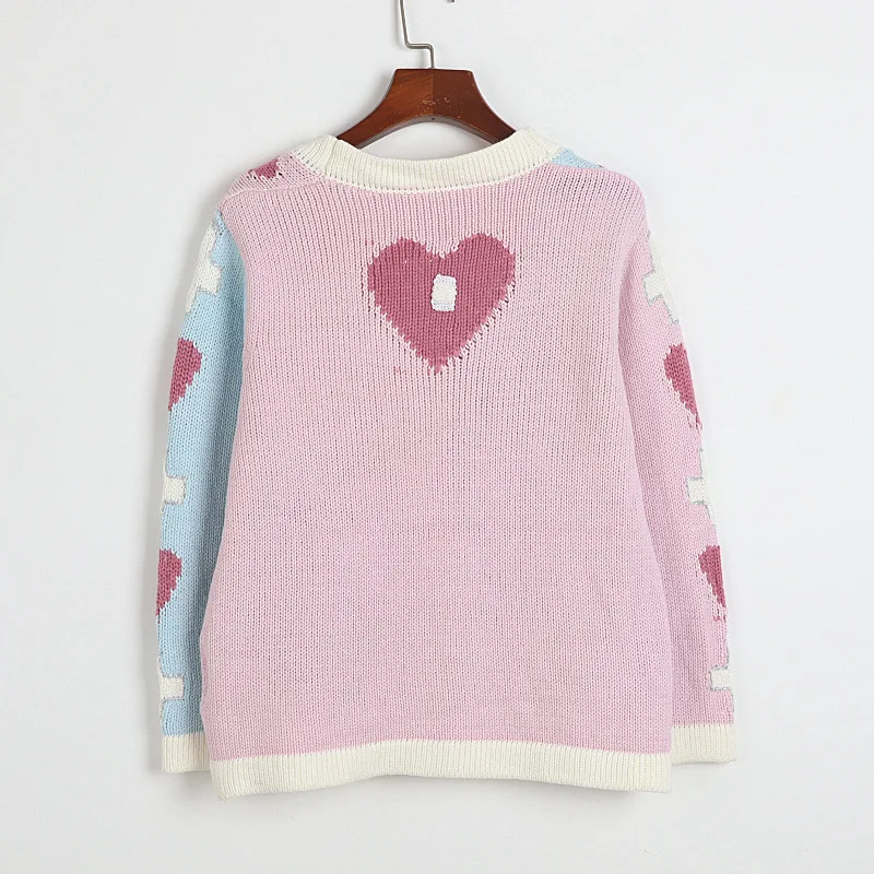 Women Sweater Cardigans Autumn Winter Clothes Fashion V-Neck Single Breasted Sweet Love Bear Jacquard Loose Casual Knit Outwear
Women Sweater Cardigans Autumn Winter Clothes Fashion V-Neck Single Breasted Sweet Love Bear Jacquard Loose Casual Knit Outwear