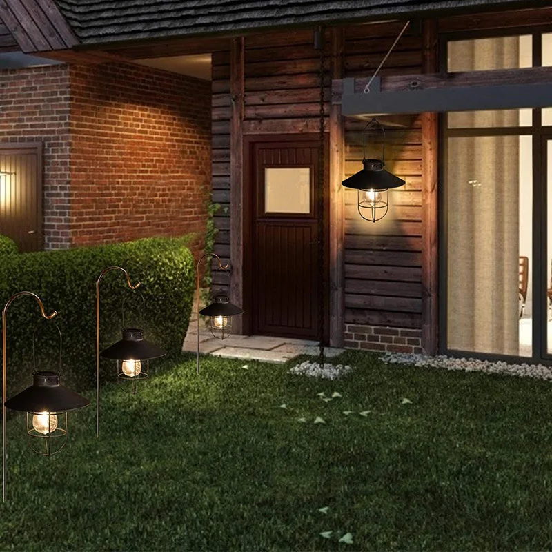 LED Solar Light Outdoor Waterproof Street Lamp Retro Metal Hanging Lantern For Holiday Cottage Pathway Lighting Garden Decoratio
LED Solar Light Outdoor Waterproof Street Lamp Retro Metal Hanging Lantern For Holiday Cottage Pathway Lighting Garden Decoratio