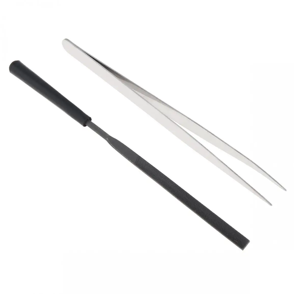 2pcs/set 1.0MM Stainless Steel Precision Electronic Tweezers Straight Tweezer Set Repair Tool with DIY Model Polishing File
2pcs/set 1.0MM Stainless Steel Precision Electronic Tweezers Straight Tweezer Set Repair Tool with DIY Model Polishing File