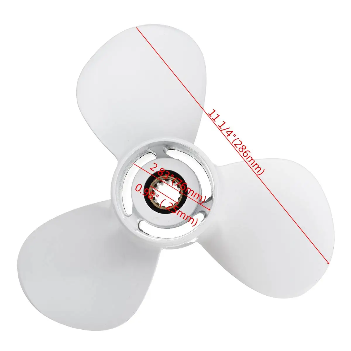 Audew 11 1/4 x 14 Boat Outboard Propeller Marine Propeller 13 Spline Tooth White Aluminum For Yamaha 25-60HP 663-45958-01-EL
Audew 11 1/4 x 14 Boat Outboard Propeller Marine Propeller 13 Spline Tooth White Aluminum For Yamaha 25-60HP 663-45958-01-EL