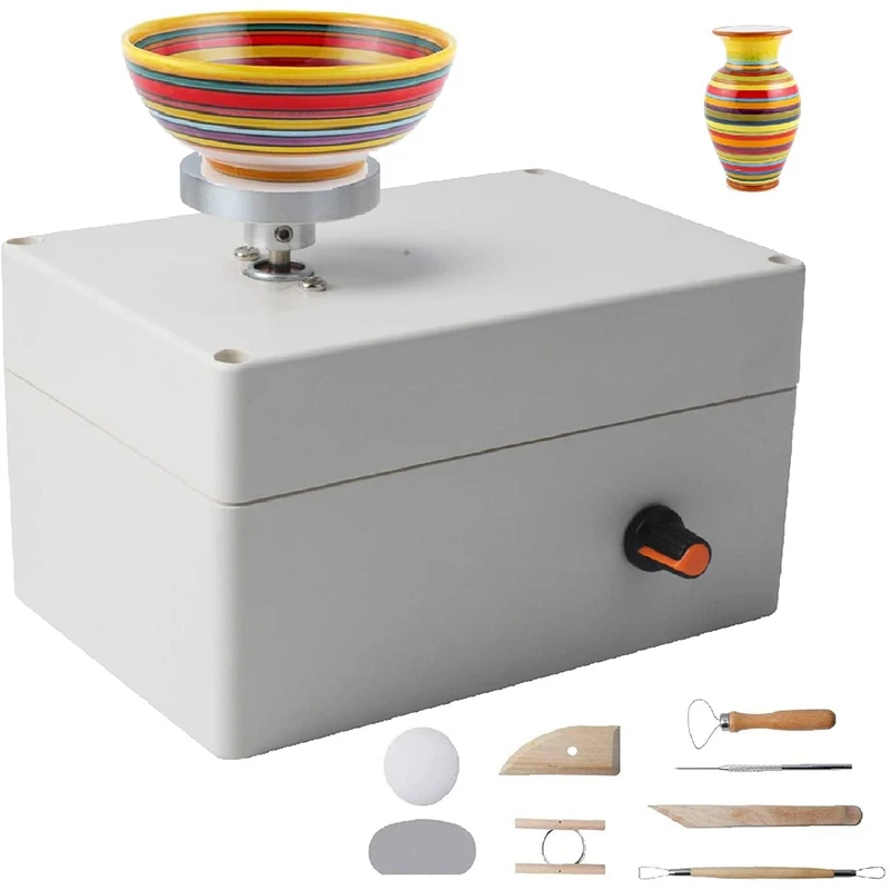 Pottery Wheel Machine, USB Pottery Making Kit with 6Pcs Ceramic Clay Tools, Electric Pottery Wheels DIY Kits CNIM Hot
Pottery Wheel Machine, USB Pottery Making Kit with 6Pcs Ceramic Clay Tools, Electric Pottery Wheels DIY Kits CNIM Hot