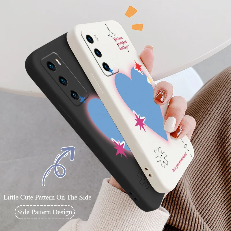 Blue Love Liquid Silicone Case For Huawei P40 P50 P30 P20 Pro Lite Mate 40 30 20 Pro Lite Nova 5t Y7A Shockproof Phone Cover
Blue Love Liquid Silicone Case For Huawei P40 P50 P30 P20 Pro Lite Mate 40 30 20 Pro Lite Nova 5t Y7A Shockproof Phone Cover