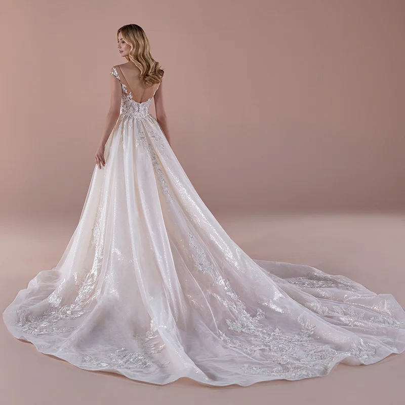 Illusion Sleeveless Wedding Dress Luxury Button Lace Mermaid Wedding Gowns Customized Bridal Dress Robe De Mariage HA180
Illusion Sleeveless Wedding Dress Luxury Button Lace Mermaid Wedding Gowns Customized Bridal Dress Robe De Mariage HA180