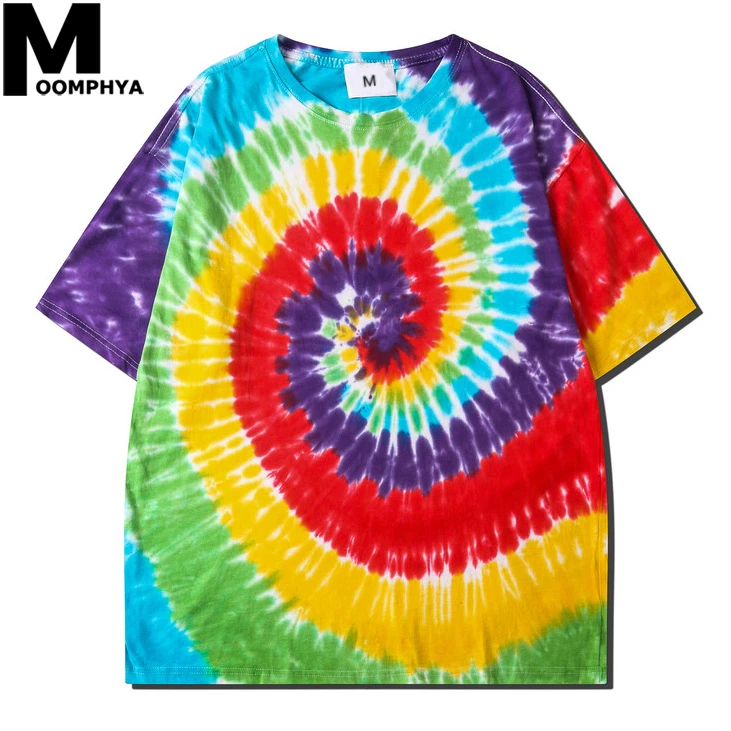 Moomphya 2020 Tie-Dye Harajuku Oversized T Shirt Men Streetwear Spiral Pattern Print Tshirt Men 100% Cotton Summer Tee Shirt Men
Moomphya 2020 Tie-Dye Harajuku Oversized T Shirt Men Streetwear Spiral Pattern Print Tshirt Men 100% Cotton Summer Tee Shirt Men