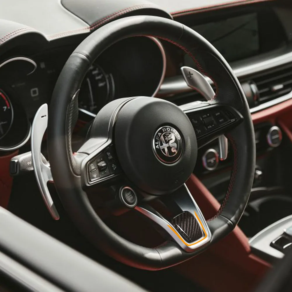 For Alfa Romeo Giulia Stelvio 2020-2021 Auto Tuning Accessories Car Steering Wheel Bottom Frame Carbon Fiber Cover Sticker
For Alfa Romeo Giulia Stelvio 2020-2021 Auto Tuning Accessories Car Steering Wheel Bottom Frame Carbon Fiber Cover Sticker