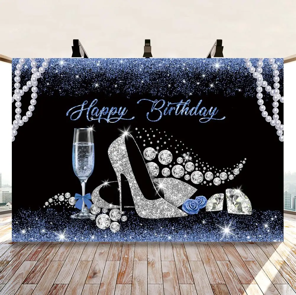 Woman Happy Birthday Party Backdrop Decor Glitter Purple Sliver Birthday Cake Table Background Rose Lady High Heels Photocall
Woman Happy Birthday Party Backdrop Decor Glitter Purple Sliver Birthday Cake Table Background Rose Lady High Heels Photocall