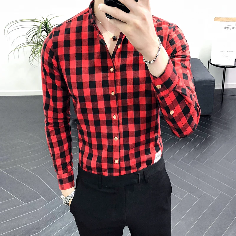 Men's Casual Plaid Shirt 2021 Spring New Business High-quality Men's Slim Long-sleeved Fashion All-match Wrinkle-free Shirt
Men's Casual Plaid Shirt 2021 Spring New Business High-quality Men's Slim Long-sleeved Fashion All-match Wrinkle-free Shirt