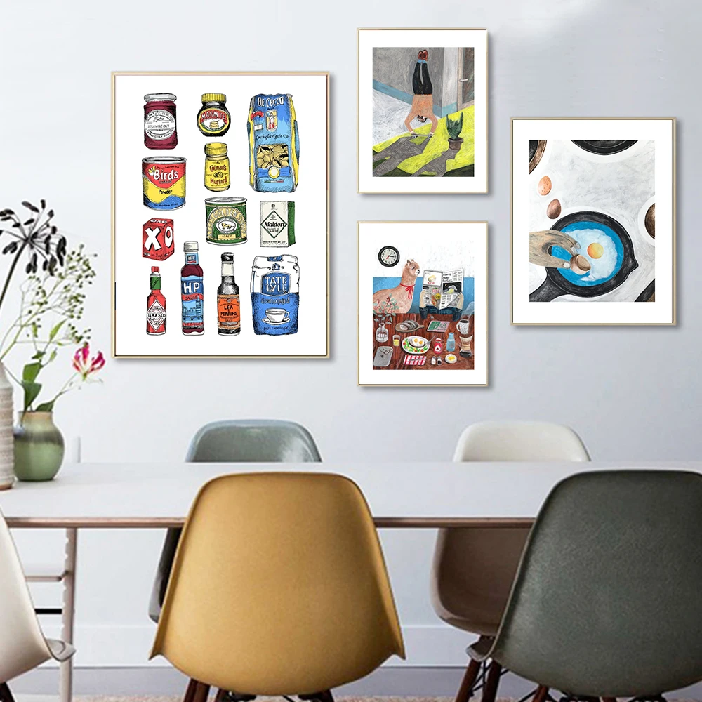 Cartoon Foods Egg Flower Canvas Art Painting Kitchen Decoration Wall Pictures Food Posters and Prints Store Cupboard Home Decor
Cartoon Foods Egg Flower Canvas Art Painting Kitchen Decoration Wall Pictures Food Posters and Prints Store Cupboard Home Decor