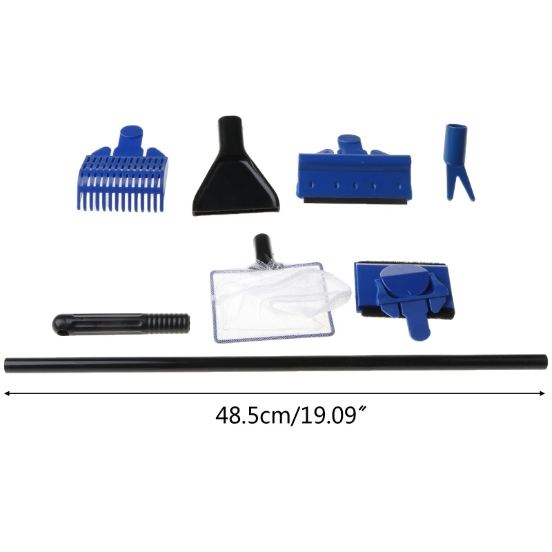 Aquarium Fish Tank Clean Set, Aquarium Cleaning Kit for Fish Tank Long Handle Fish Tank Brush Functional Cleaning Tools
Aquarium Fish Tank Clean Set, Aquarium Cleaning Kit for Fish Tank Long Handle Fish Tank Brush Functional Cleaning Tools