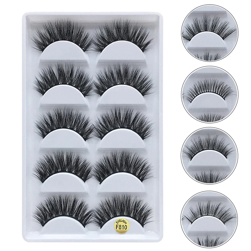 5 Pairs Handmade Real Mink Eyelashes Full volume False Eyelashes Thick Long Lashes Full Strip Lashes Cruelty Free Fake Eyelashes
5 Pairs Handmade Real Mink Eyelashes Full volume False Eyelashes Thick Long Lashes Full Strip Lashes Cruelty Free Fake Eyelashes