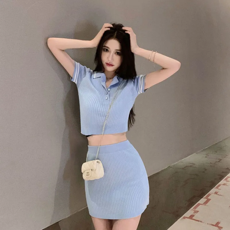 Summer 2021 Sexy Mini T-shirt Solid Color Dresses For Woman Short 2021 Fashion Polo Lapel Collar Streetwear 2 Piece Mini Dress
Summer 2021 Sexy Mini T-shirt Solid Color Dresses For Woman Short 2021 Fashion Polo Lapel Collar Streetwear 2 Piece Mini Dress