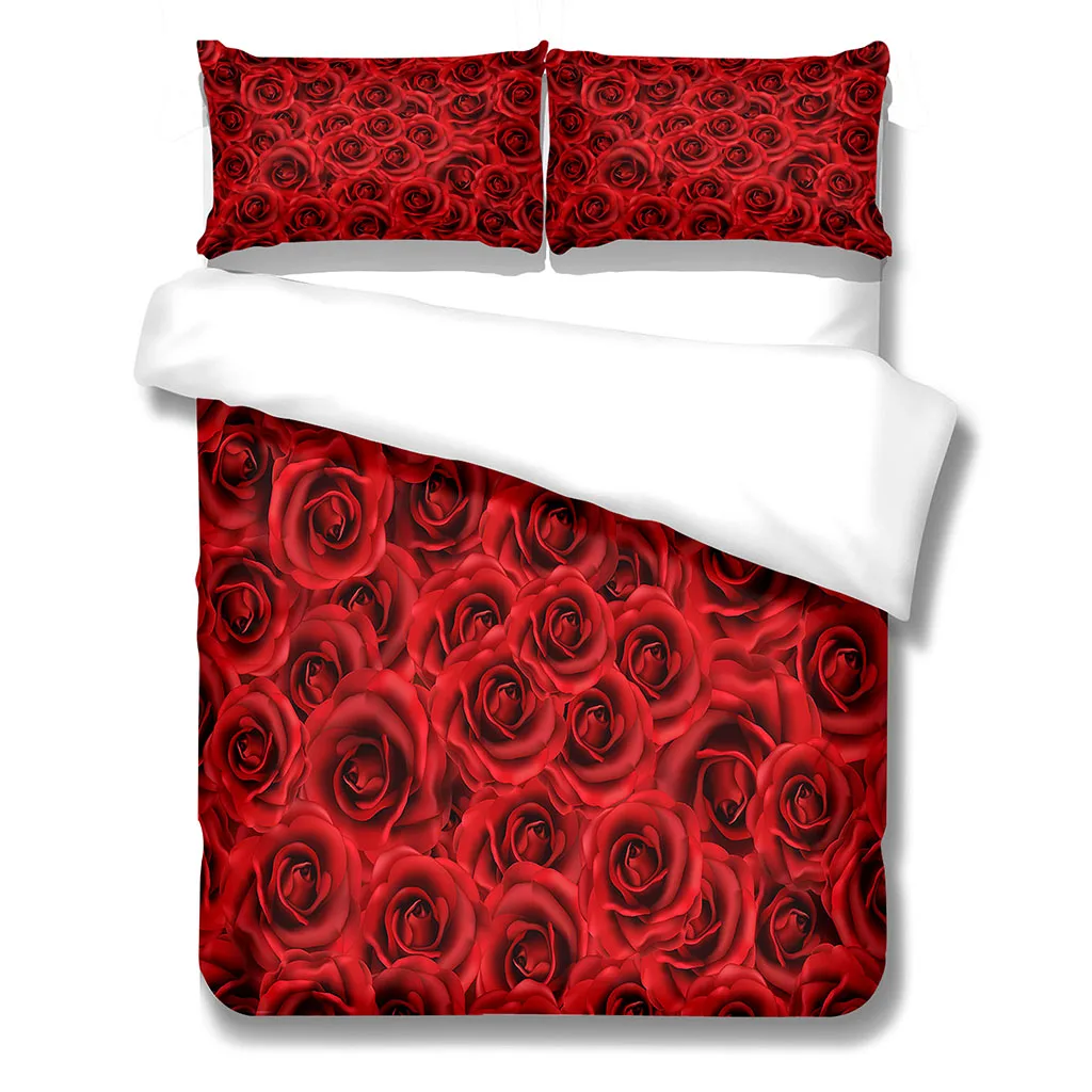 2021 Hot 3d Digital Red Roses Pattern 2/3pcs Duvet Cover Set 1Quilt Cover +1/2 Pillowcase Single Twin Double Full Queen King
2021 Hot 3d Digital Red Roses Pattern 2/3pcs Duvet Cover Set 1Quilt Cover +1/2 Pillowcase Single Twin Double Full Queen King