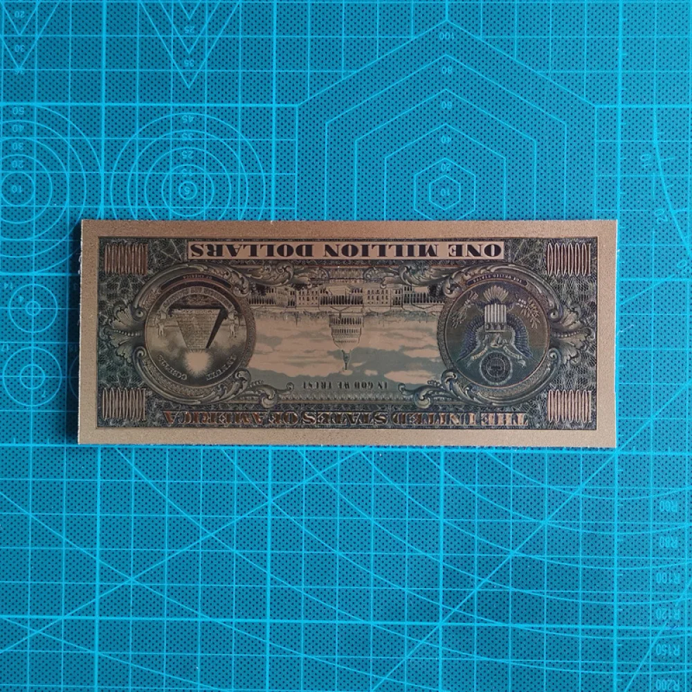 10pcs/set Gold Banknotes Statue of Liberty 1 Million Dollar Bill Antique 24k Gold Plated Note USA Souvenir Home Collection
10pcs/set Gold Banknotes Statue of Liberty 1 Million Dollar Bill Antique 24k Gold Plated Note USA Souvenir Home Collection