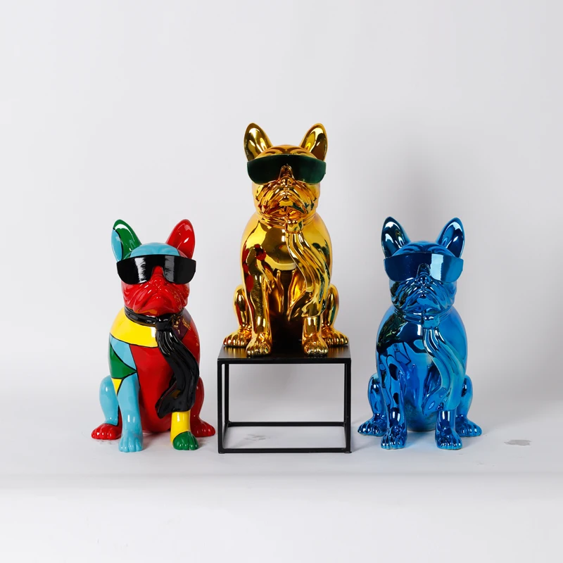 Nordic Style Home Decoration Accessories New Creative FRP Crafts Electroplating Color Dog Model Craft Gift Ornaments
Nordic Style Home Decoration Accessories New Creative FRP Crafts Electroplating Color Dog Model Craft Gift Ornaments