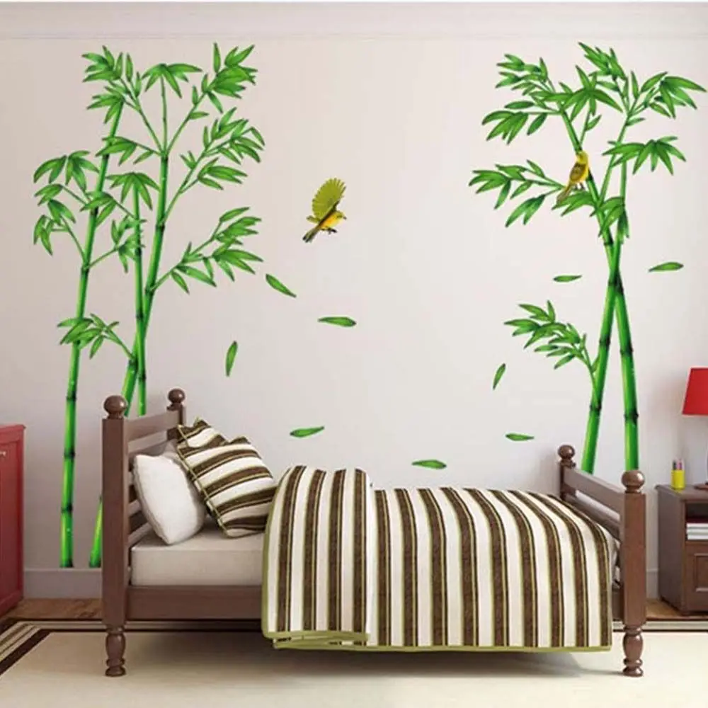 Creative Green Plant Wall Sticker Removable Green Bamboo Forest Depths Wall Sticker Summer Beach Scenery Home Decor Decals
Creative Green Plant Wall Sticker Removable Green Bamboo Forest Depths Wall Sticker Summer Beach Scenery Home Decor Decals