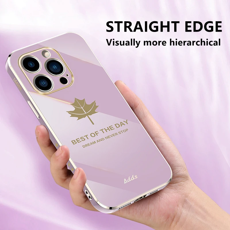 Luxury 6D Gold Plated Electroplated Soft Silicone Case For iPhone 13 12 11 Pro Mini XS MAX XR X XSAMX 7 8 Plus SE Square Cover
Luxury 6D Gold Plated Electroplated Soft Silicone Case For iPhone 13 12 11 Pro Mini XS MAX XR X XSAMX 7 8 Plus SE Square Cover