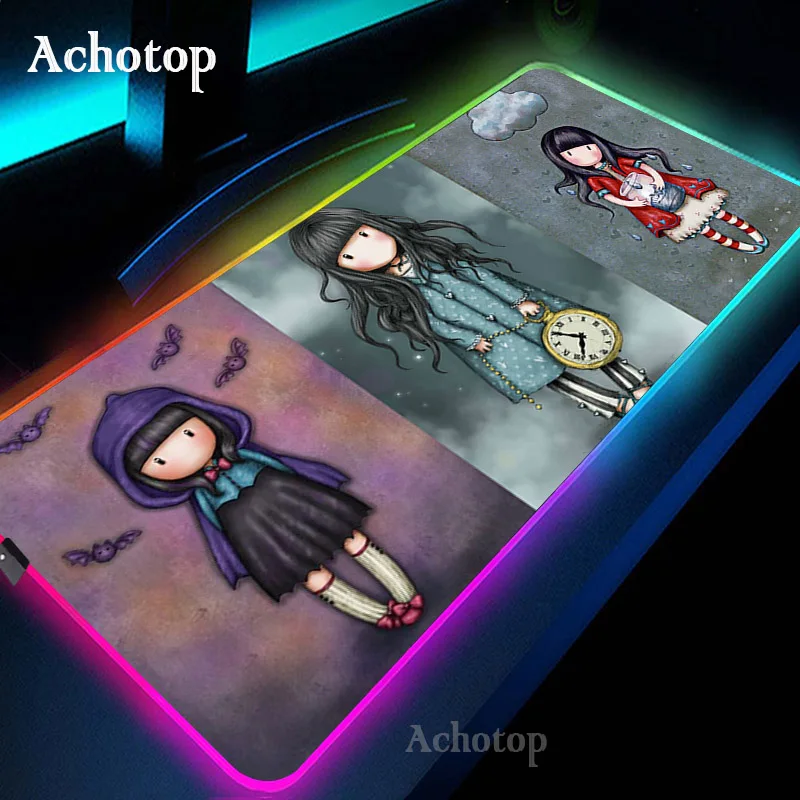 Santoro Gorjuss LED Light Gaming Mouse Pad RGB Large Keyboard Non-Slip Rubber Base Computer Carpet Desk Mat PC Game Mouse Pad
Santoro Gorjuss LED Light Gaming Mouse Pad RGB Large Keyboard Non-Slip Rubber Base Computer Carpet Desk Mat PC Game Mouse Pad
