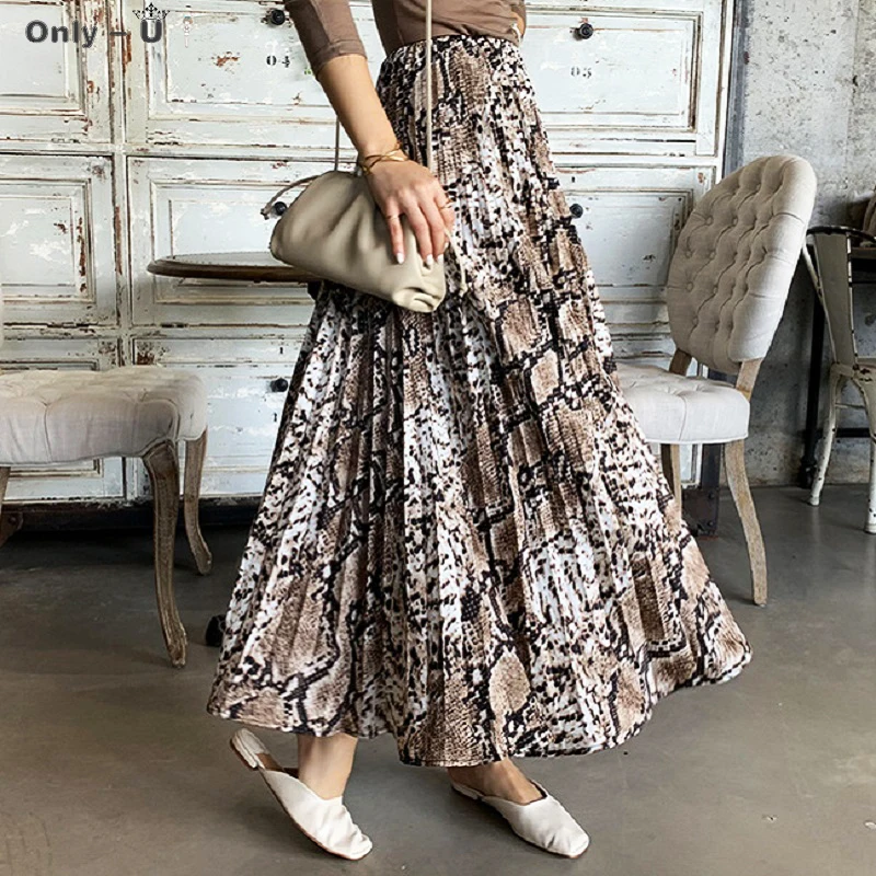 Summer style Casual women beach skirt 2019 womens Snake print high waist pleated skirt vintage slim pleated skirt a word skirts
Summer style Casual women beach skirt 2019 womens Snake print high waist pleated skirt vintage slim pleated skirt a word skirts