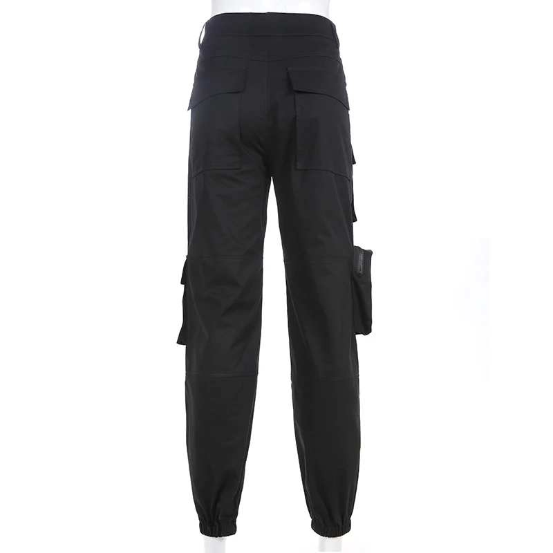 2020 Safari Style High Waist Streetwear Pants Women Pockets Patchwork Hippie Trousers Solid Casual Baggy Cargo Pants Black
2020 Safari Style High Waist Streetwear Pants Women Pockets Patchwork Hippie Trousers Solid Casual Baggy Cargo Pants Black
