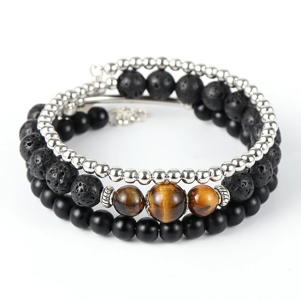 Multi Strands Reiki Yoga OM Charm Bracelet For Men Natural Lava Stone Beads Wrap Bracelets Bangles New Healing Wristband
Multi Strands Reiki Yoga OM Charm Bracelet For Men Natural Lava Stone Beads Wrap Bracelets Bangles New Healing Wristband