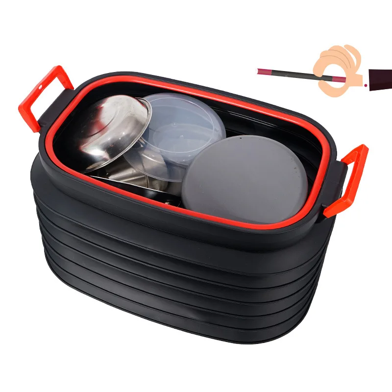 37L Outdoor Picnic Tableware Box Camping PP Storage Box With Lid Car Folding Storage Bucket Multifunctional Fishing Bucket
37L Outdoor Picnic Tableware Box Camping PP Storage Box With Lid Car Folding Storage Bucket Multifunctional Fishing Bucket