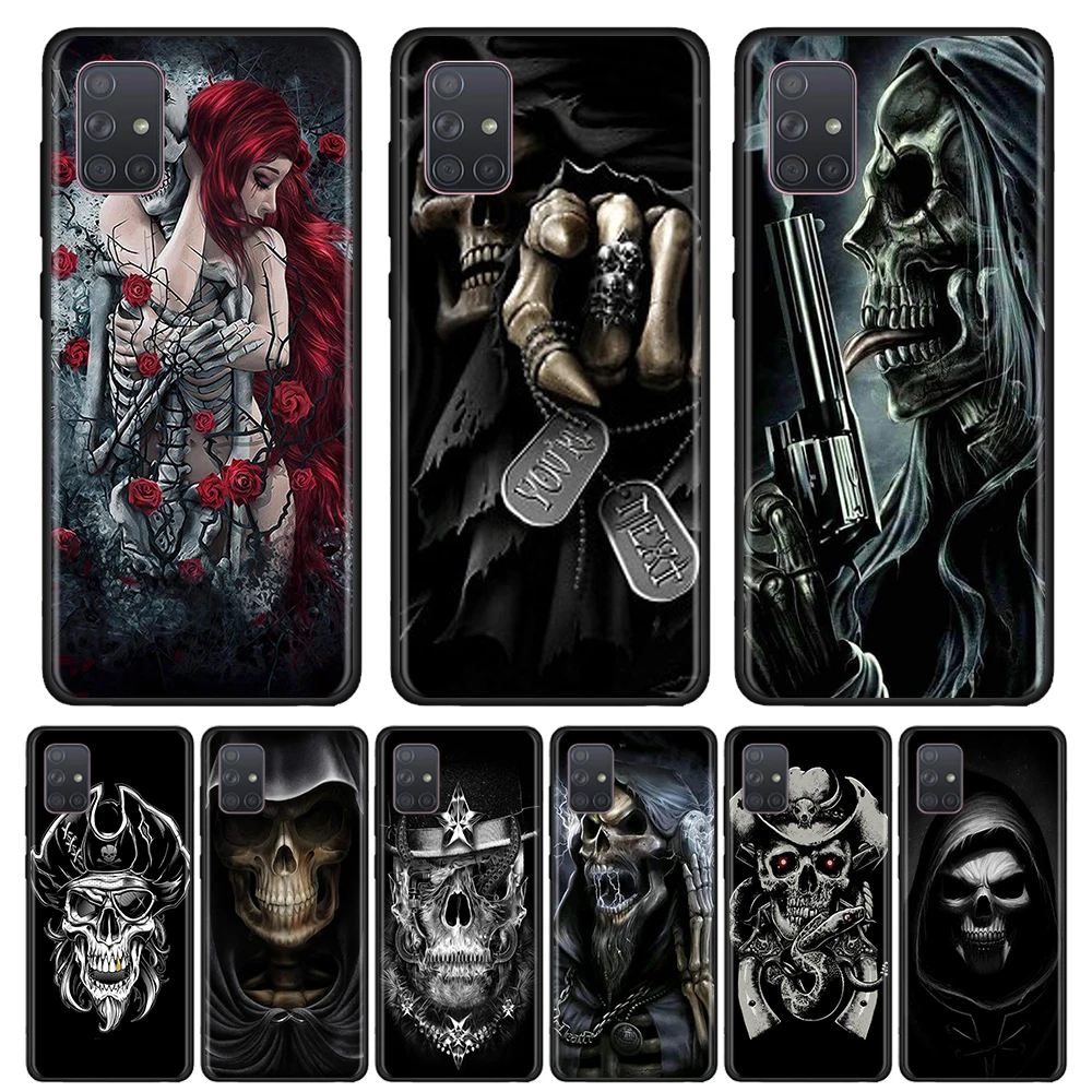 Grim Reaper Skull Case for Samsung Galaxy A21S A51 A71 A70 A50 A30 A30s A20e A20 A10 A10s Silicon shockproof Cover Shell
Grim Reaper Skull Case for Samsung Galaxy A21S A51 A71 A70 A50 A30 A30s A20e A20 A10 A10s Silicon shockproof Cover Shell