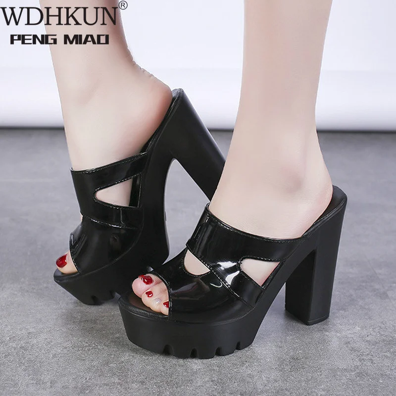 Summer Women's Shoes Casual Slippers Sexy Super High Heel Fish Mouth Slipper Fashion Open Toe Platform Sandals Slipper B39
Summer Women's Shoes Casual Slippers Sexy Super High Heel Fish Mouth Slipper Fashion Open Toe Platform Sandals Slipper B39