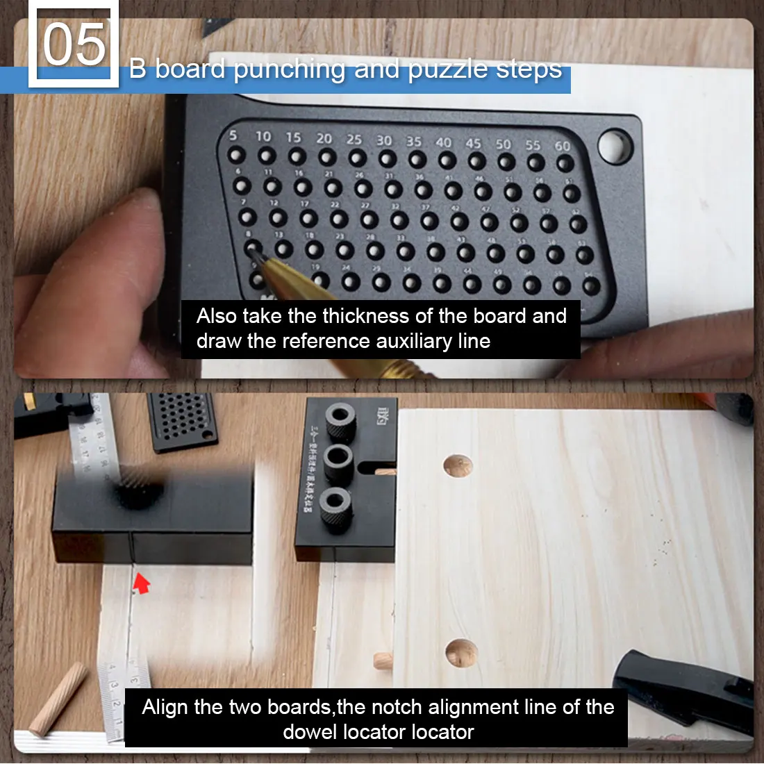3 in 1 Adjustable Doweling Jig Detachable Locator Wood Doweling Pocket Hole Puncher For Furniture Connect Drilling Locator Kit
3 in 1 Adjustable Doweling Jig Detachable Locator Wood Doweling Pocket Hole Puncher For Furniture Connect Drilling Locator Kit
