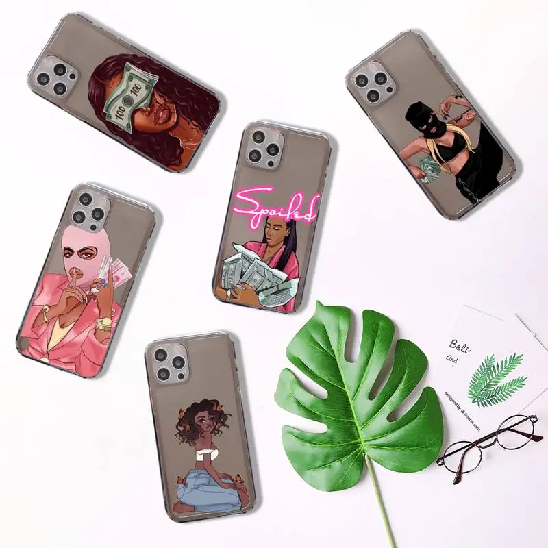 make money Girls Black Women Phone Case For iPhone 7 8 11 12 X XS XR MINI Pro Max Plus Retro Black Grey clear transparent
make money Girls Black Women Phone Case For iPhone 7 8 11 12 X XS XR MINI Pro Max Plus Retro Black Grey clear transparent