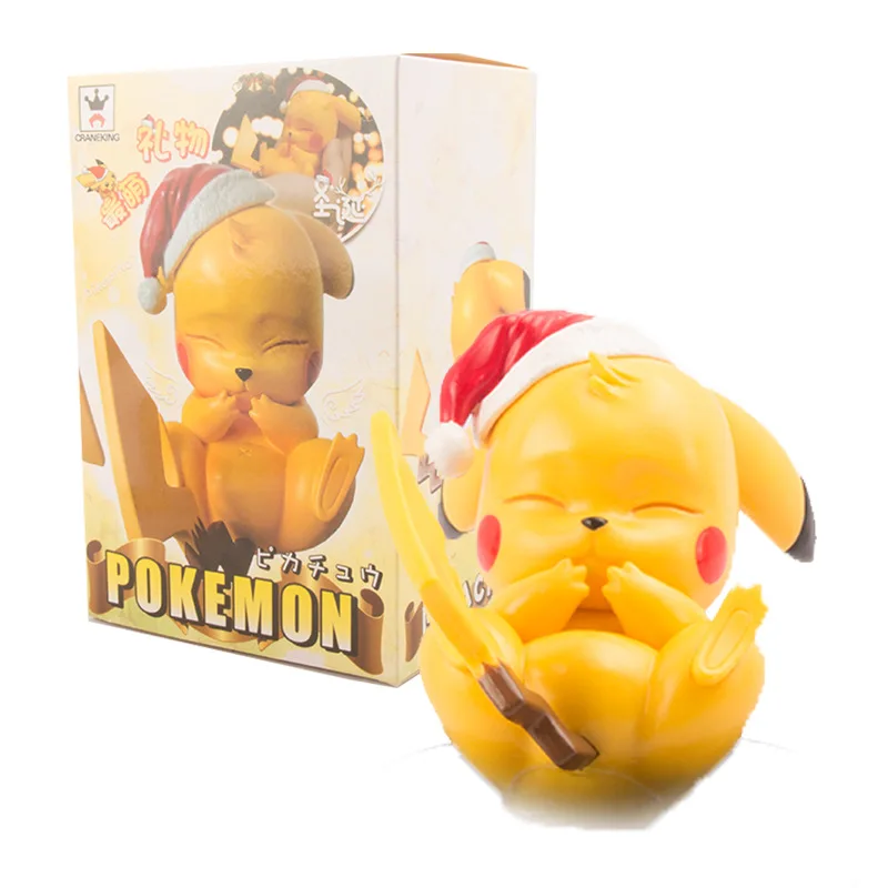 pocket Cute Tiny Pikachu with Christmas Hat Action Figure Toys 
pocket Cute Tiny Pikachu with Christmas Hat Action Figure Toys