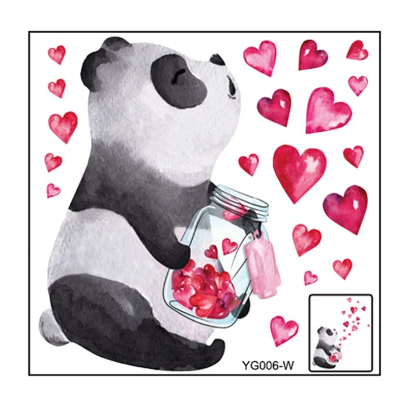 Valentine's Day Luminous Panda Heart DIY Wall Sticker Glow in the Dark Mural Decal Ceiling Baby Children for Home Room Decor
Valentine's Day Luminous Panda Heart DIY Wall Sticker Glow in the Dark Mural Decal Ceiling Baby Children for Home Room Decor