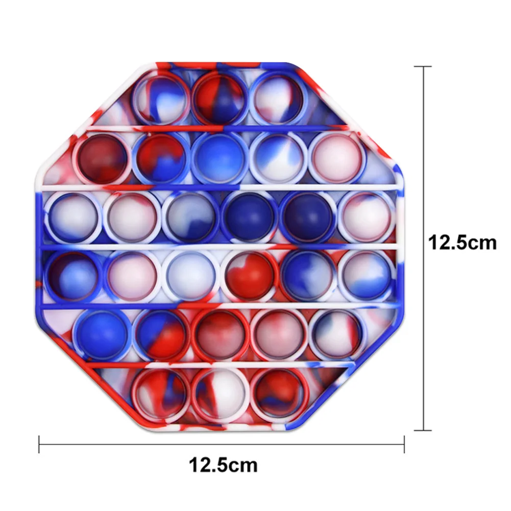 Push Bubble Silicone Reusable Toys Children Adult Stress Reliever Fidget Squeeze Board Game Tie Dyeing Decompression Toy
Push Bubble Silicone Reusable Toys Children Adult Stress Reliever Fidget Squeeze Board Game Tie Dyeing Decompression Toy