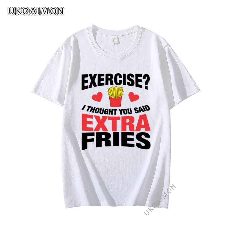 New Arrival Exercise I Thought You Said Fries Fitness Tight Printing T-Shirt Casual Print T Shirts Cartoon Short Sleeve T Shirt
New Arrival Exercise I Thought You Said Fries Fitness Tight Printing T-Shirt Casual Print T Shirts Cartoon Short Sleeve T Shirt