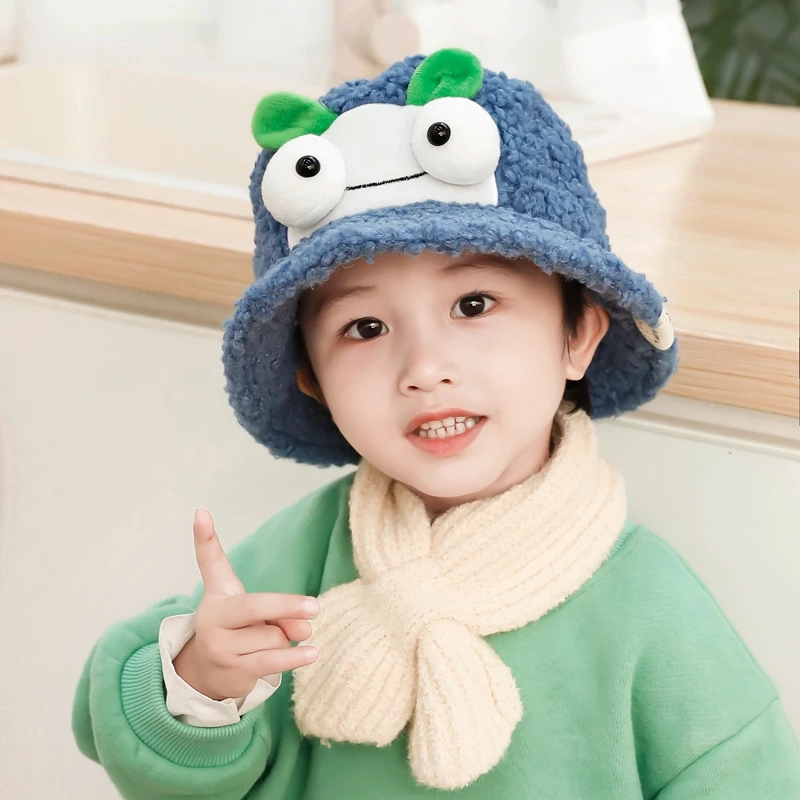 New Autumn and Winter Cap Children's Baby Hats Cute Bear Baby Fisherman Hat Lambswool Baby Pot Hat Girls Winter Hats New
New Autumn and Winter Cap Children's Baby Hats Cute Bear Baby Fisherman Hat Lambswool Baby Pot Hat Girls Winter Hats New