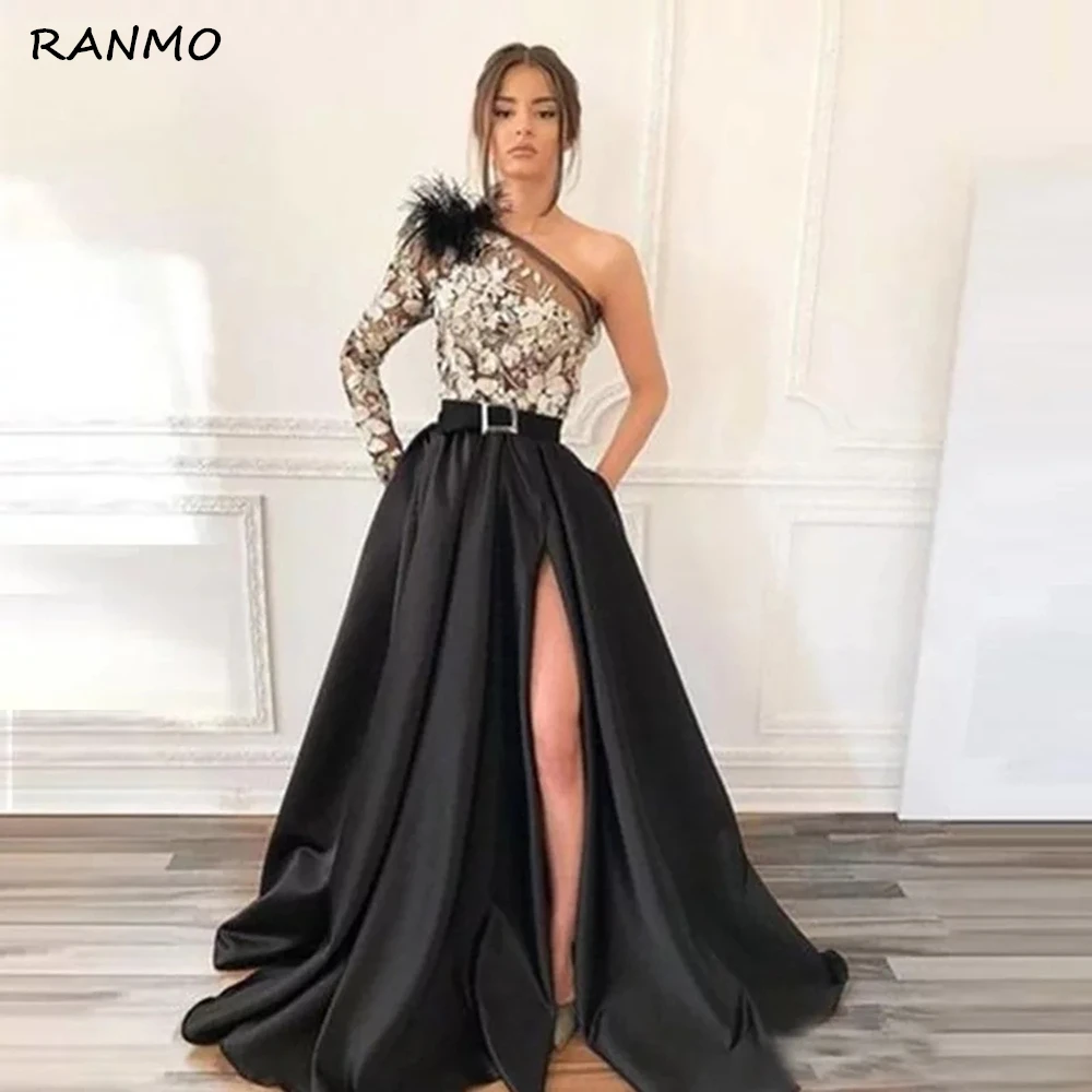 Вечернее платье с длинными рукавами, кружевное длинное платье-трапеция с карманами и открытым плечом, соблазнительное черное атласное вече...
Вечернее платье с длинными рукавами, кружевное длинное платье-трапеция с карманами и открытым плечом, соблазнительное черное атласное вече...