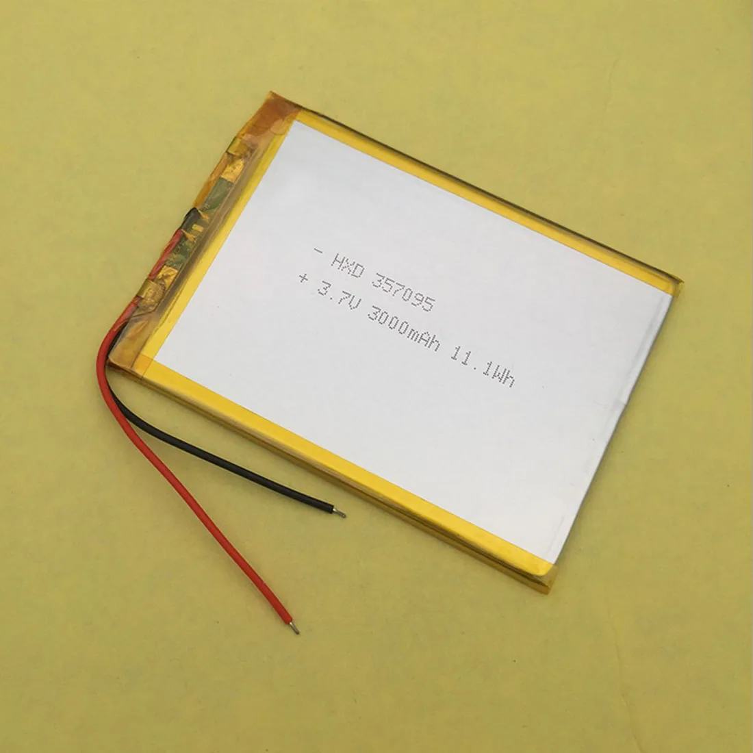 3000mAh 357095 Lithium Polymer Battery Rechargeable Battery 3.7V Li-Po Li-ion Battery For MP3 MP4 Toy Speaker Tachograph POS GPS 
3000mAh 357095 Lithium Polymer Battery Rechargeable Battery 3.7V Li-Po Li-ion Battery For MP3 MP4 Toy Speaker Tachograph POS GPS