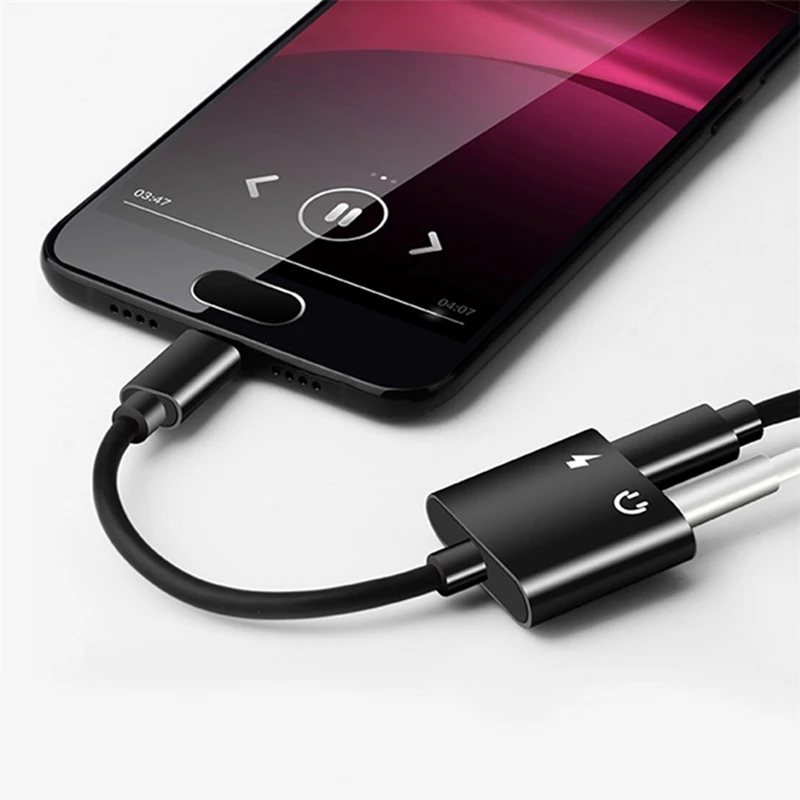 Hot 2 in1 Type-C to 3.5mm Headphone Jack Adaptor/Connector Charger, Earphone Aux Audio & Charge Adaptor black
Hot 2 in1 Type-C to 3.5mm Headphone Jack Adaptor/Connector Charger, Earphone Aux Audio & Charge Adaptor black