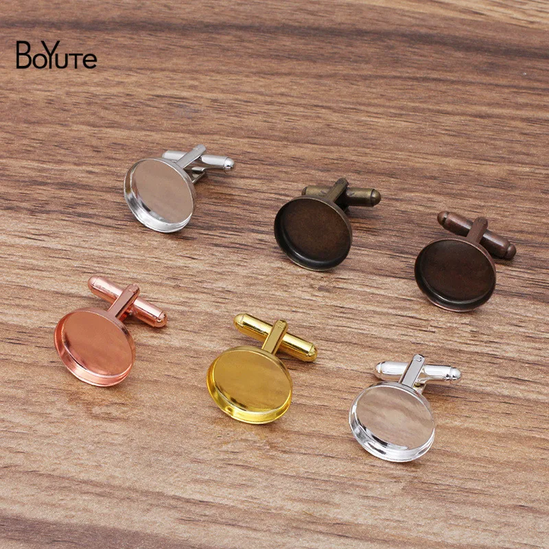 BoYuTe (20 Pieces/Lot) Fit 16MM Cabochon High Side Blank Cufflinks Base Diy Hand Made Metal Brass French Cufflinks Accessories
BoYuTe (20 Pieces/Lot) Fit 16MM Cabochon High Side Blank Cufflinks Base Diy Hand Made Metal Brass French Cufflinks Accessories