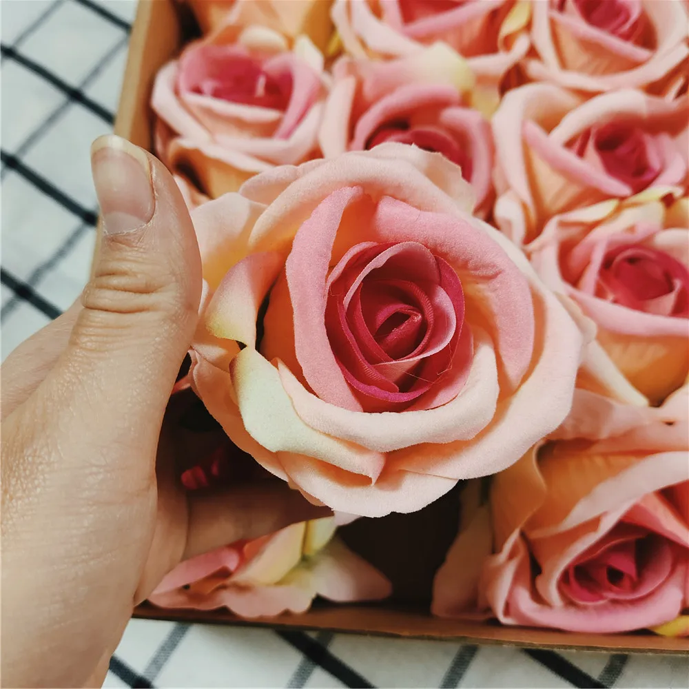 10CM Artificial Flowers Rose Head DIY Wedding Birthday Party Living Room Decoration Decor Accesories For Home Rose Head
10CM Artificial Flowers Rose Head DIY Wedding Birthday Party Living Room Decoration Decor Accesories For Home Rose Head